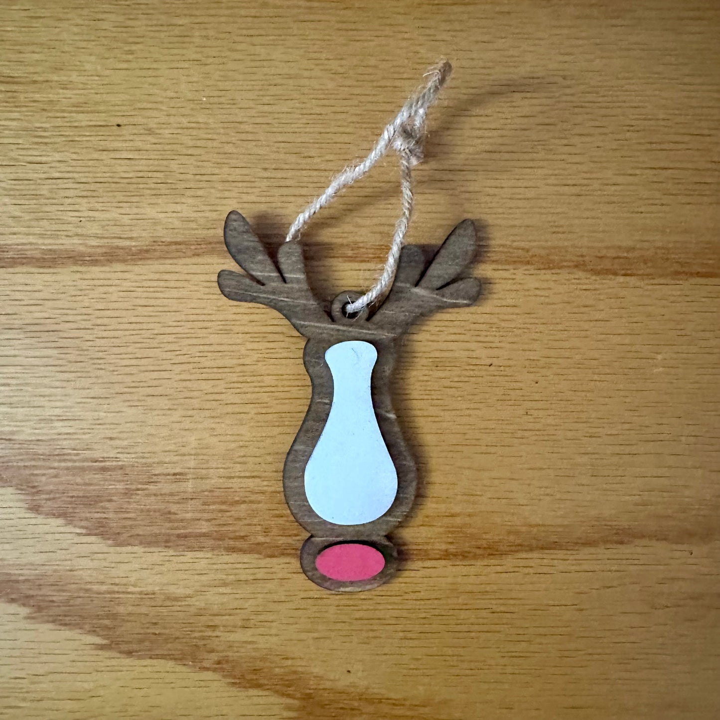 Reindeer Alphabet Ornament