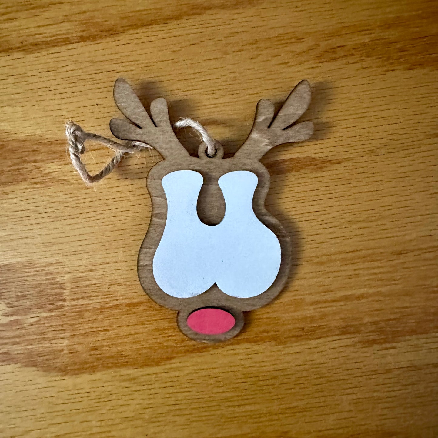 Reindeer Alphabet Ornament