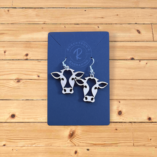 Cow Head Earring