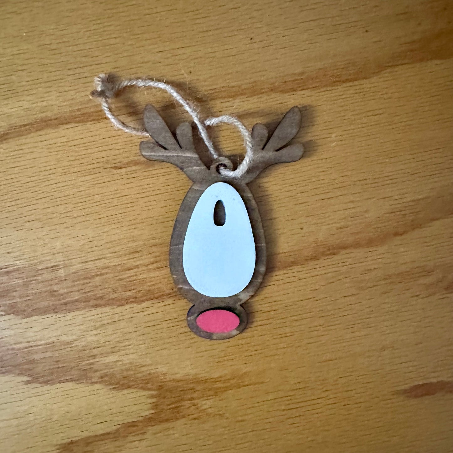 Reindeer Alphabet Ornament