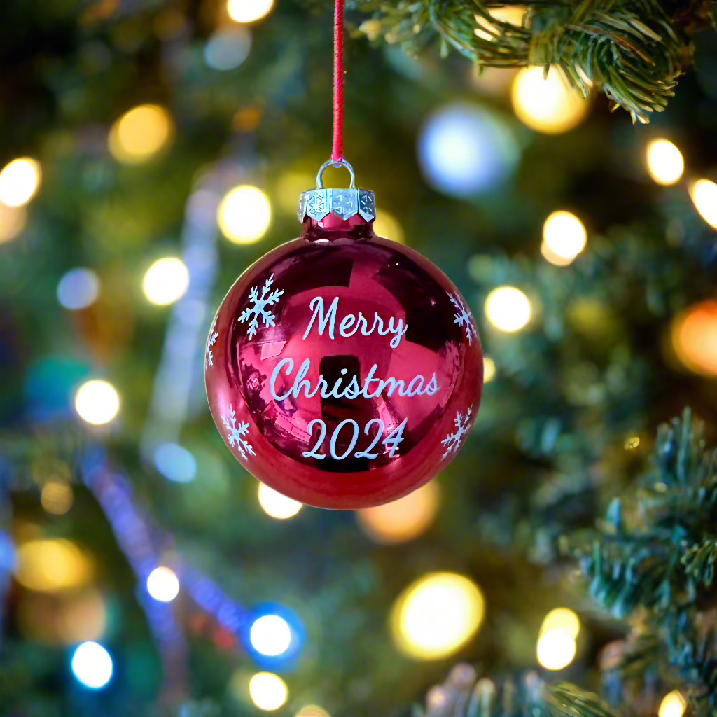 Merry Christmas 2024 Ornament